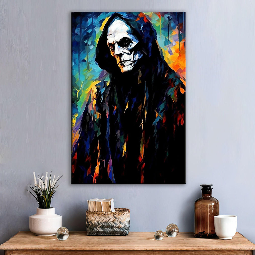 Halloween Ghoul Canvas | Scary Wall Art - Large Gallery Wrapped Print