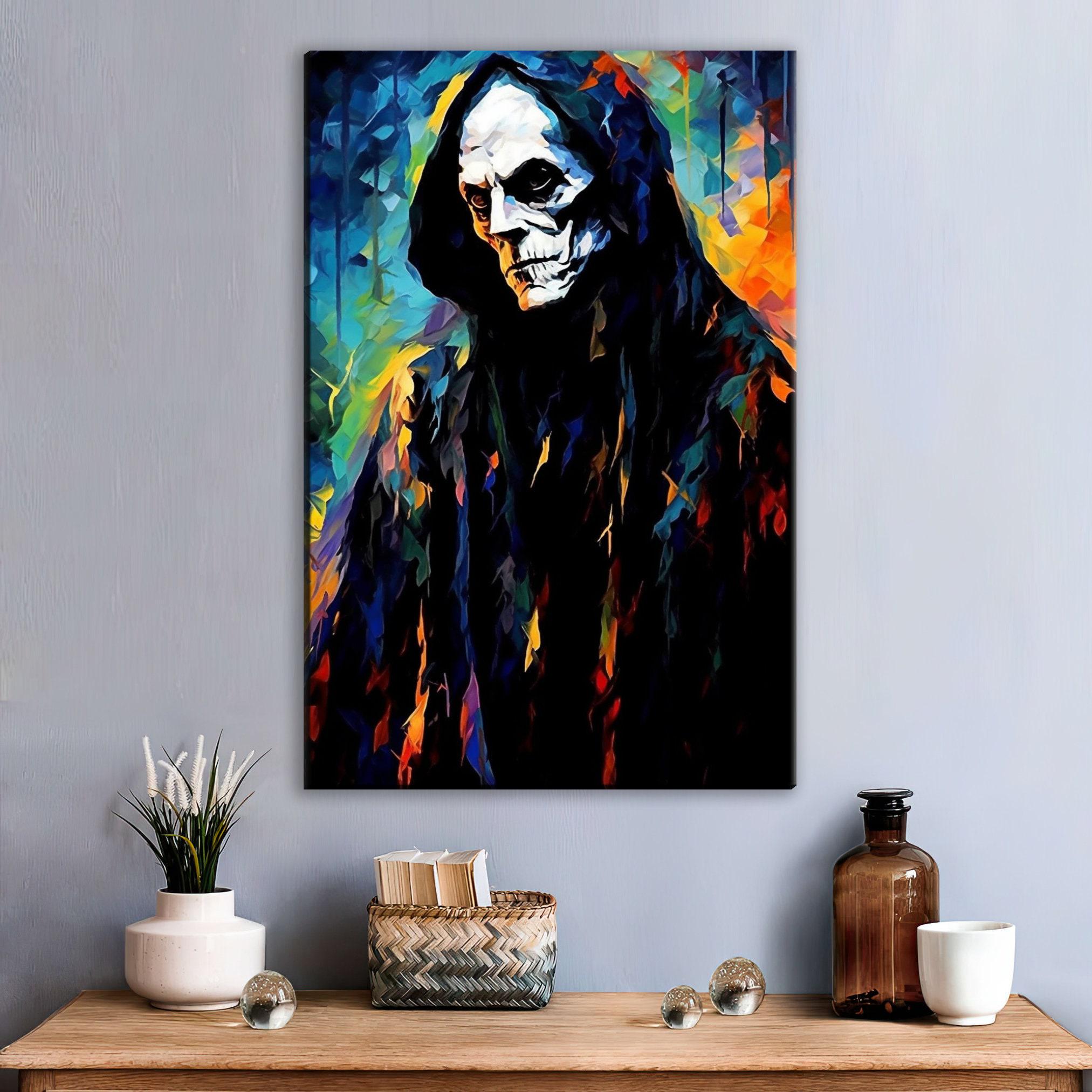 Halloween Ghoul Canvas | Scary Wall Art - Large Gallery Wrapped Print