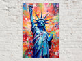 Statue of Liberty Canvas - Large American Wall Art Print | Patriotic Home Decor