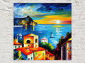 Italy Canvas Print - Amalfi Coast Art on Gallery Ready Wooden Frame