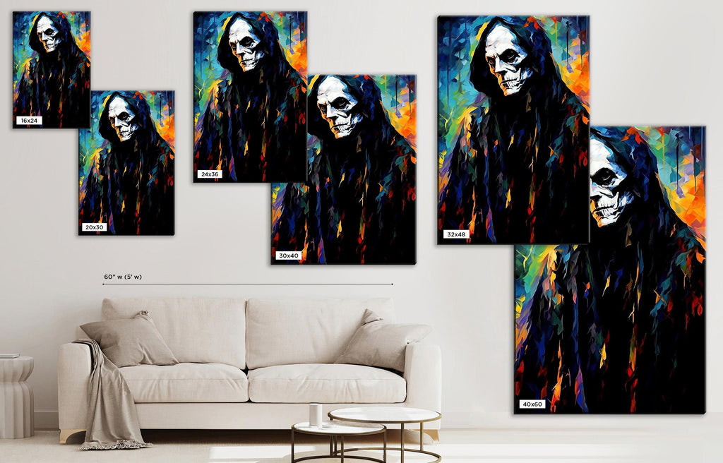 Halloween Ghoul Canvas | Scary Wall Art - Large Gallery Wrapped Print