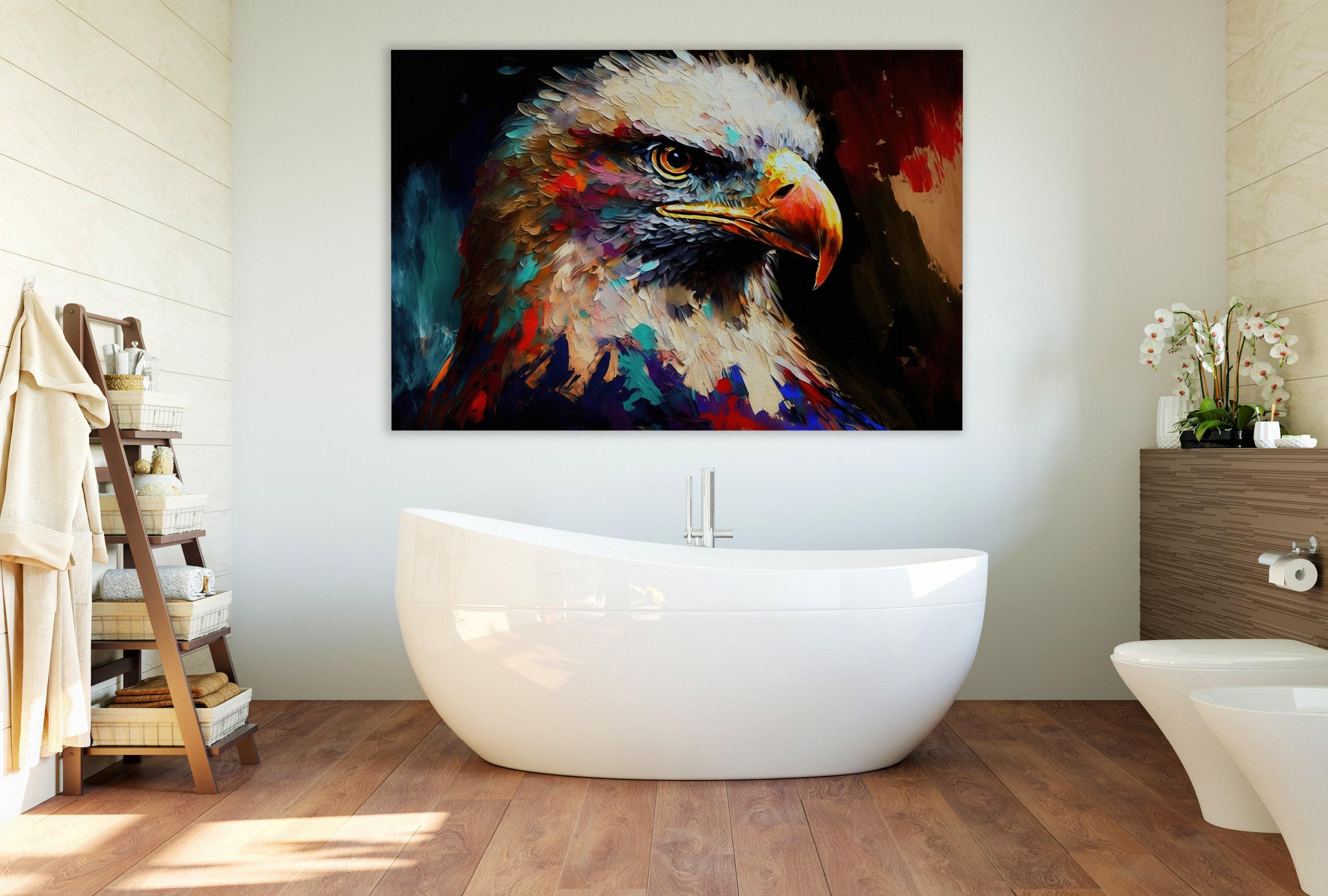 Bald Eagle Wall Art – American Eagle Canvas | Patriotic Decor, USA Wall Art