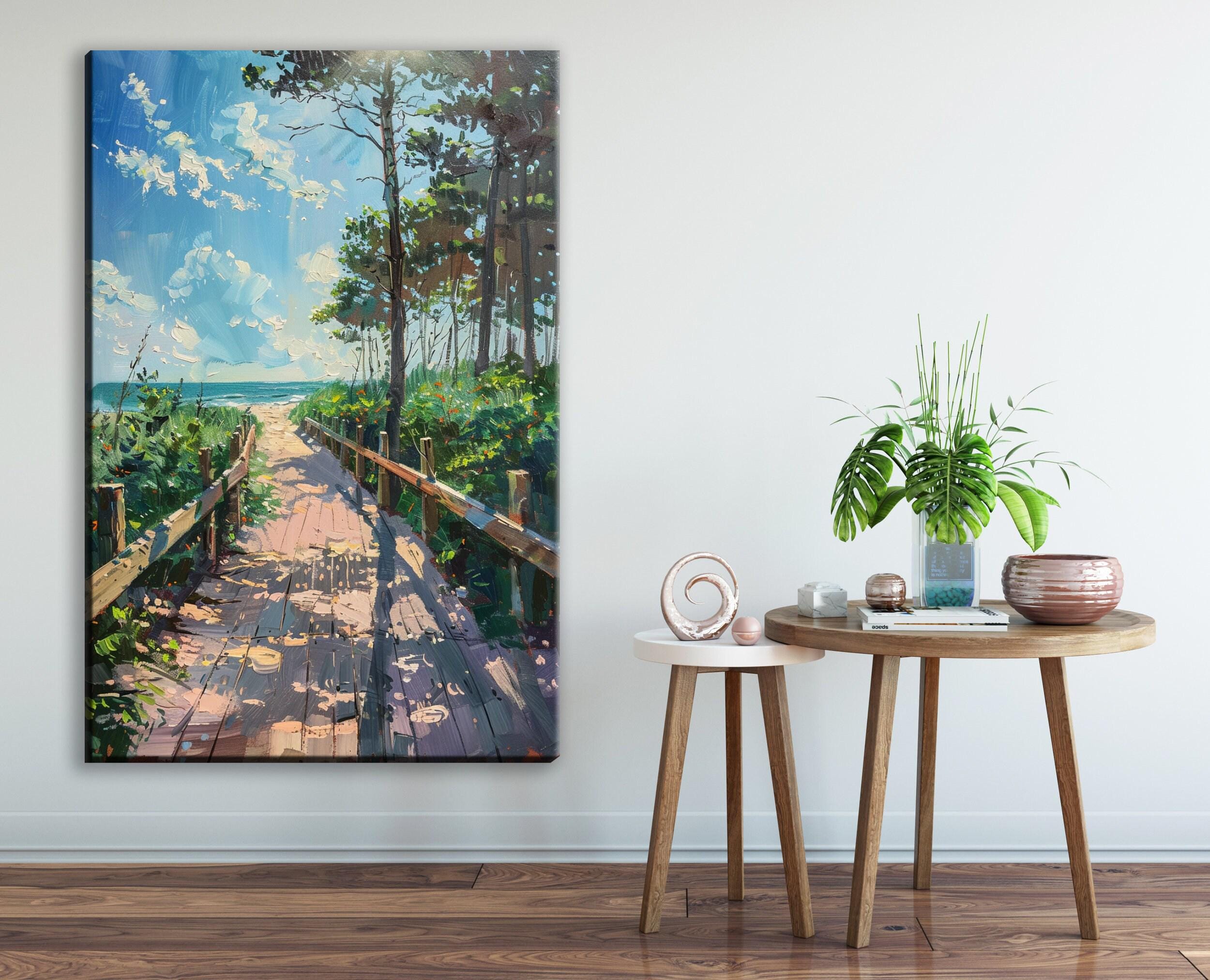 Beach Canvas Print - Coastal Wall Art | Gallery Wrapped Canvas Ready to Hang