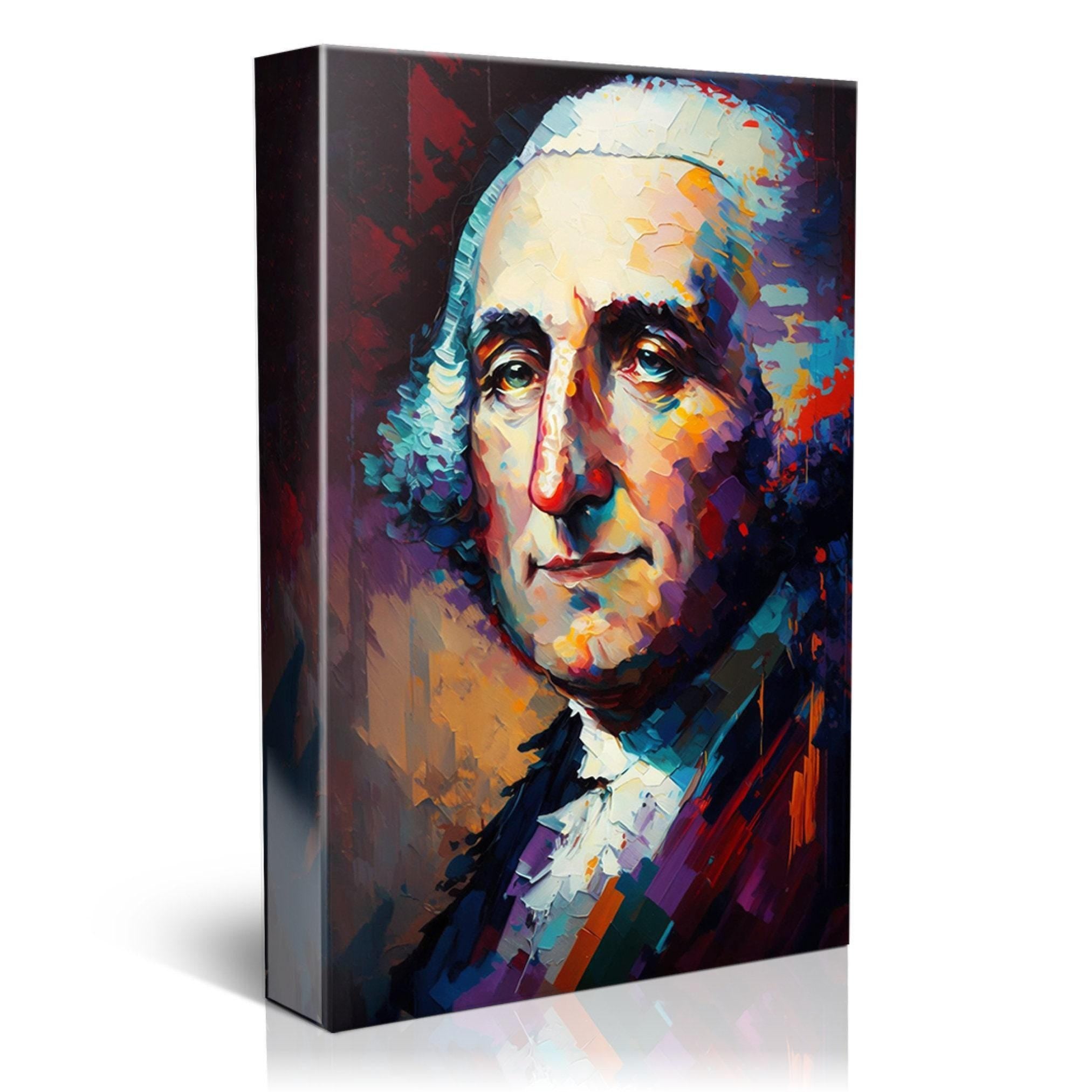 George Washington Art – Large Canvas Giclee Print | American Canvas Art, Historical Wall Decor