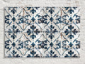 Modern Farmhouse Wall Art – Rustic Tile Art on Extra Large Gallery Wrapped Canvas