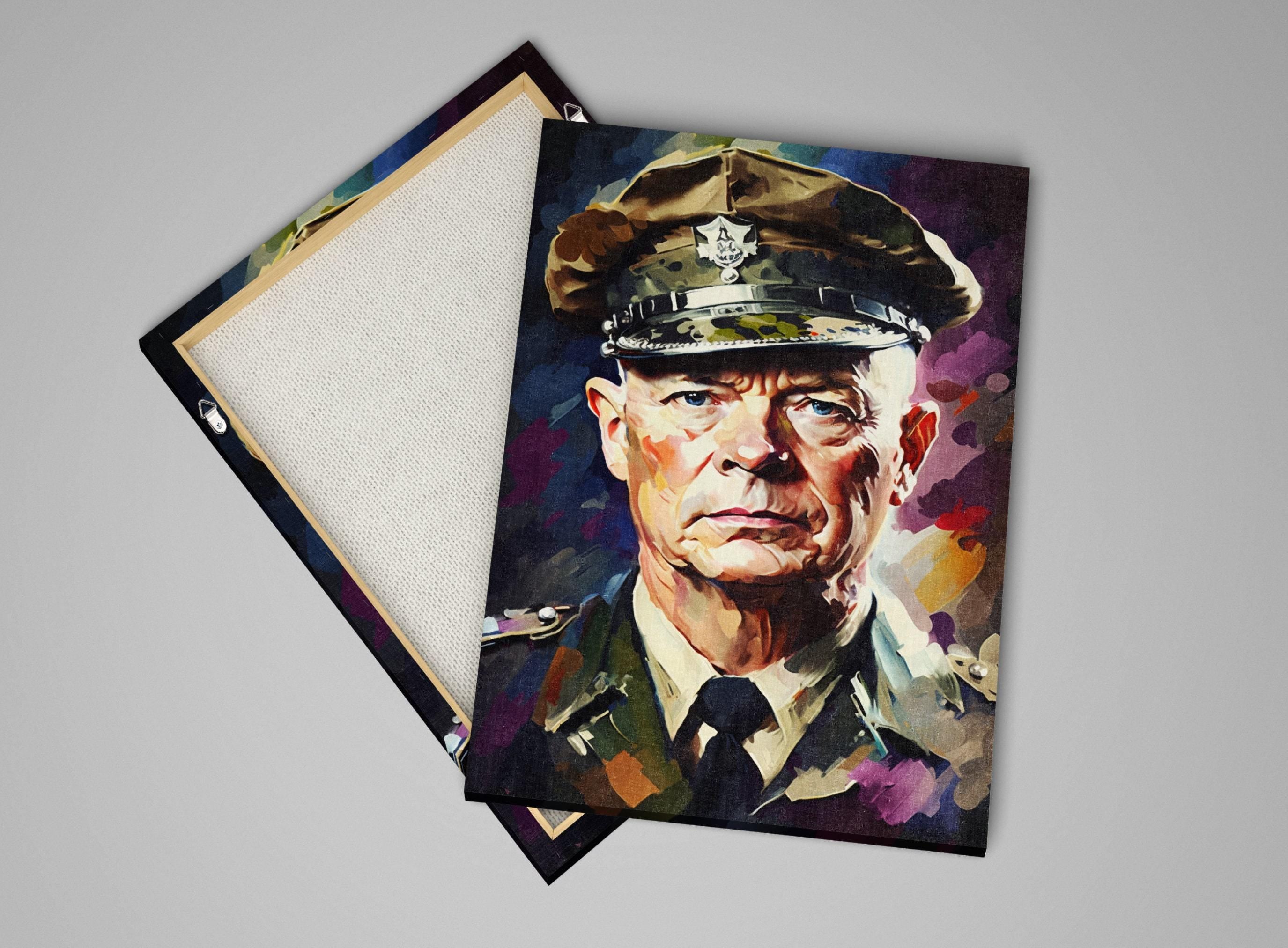 Eisenhower Canvas Art - Presidential Wall Art | Gallery-Wrapped Canvas Print Ready to Hang