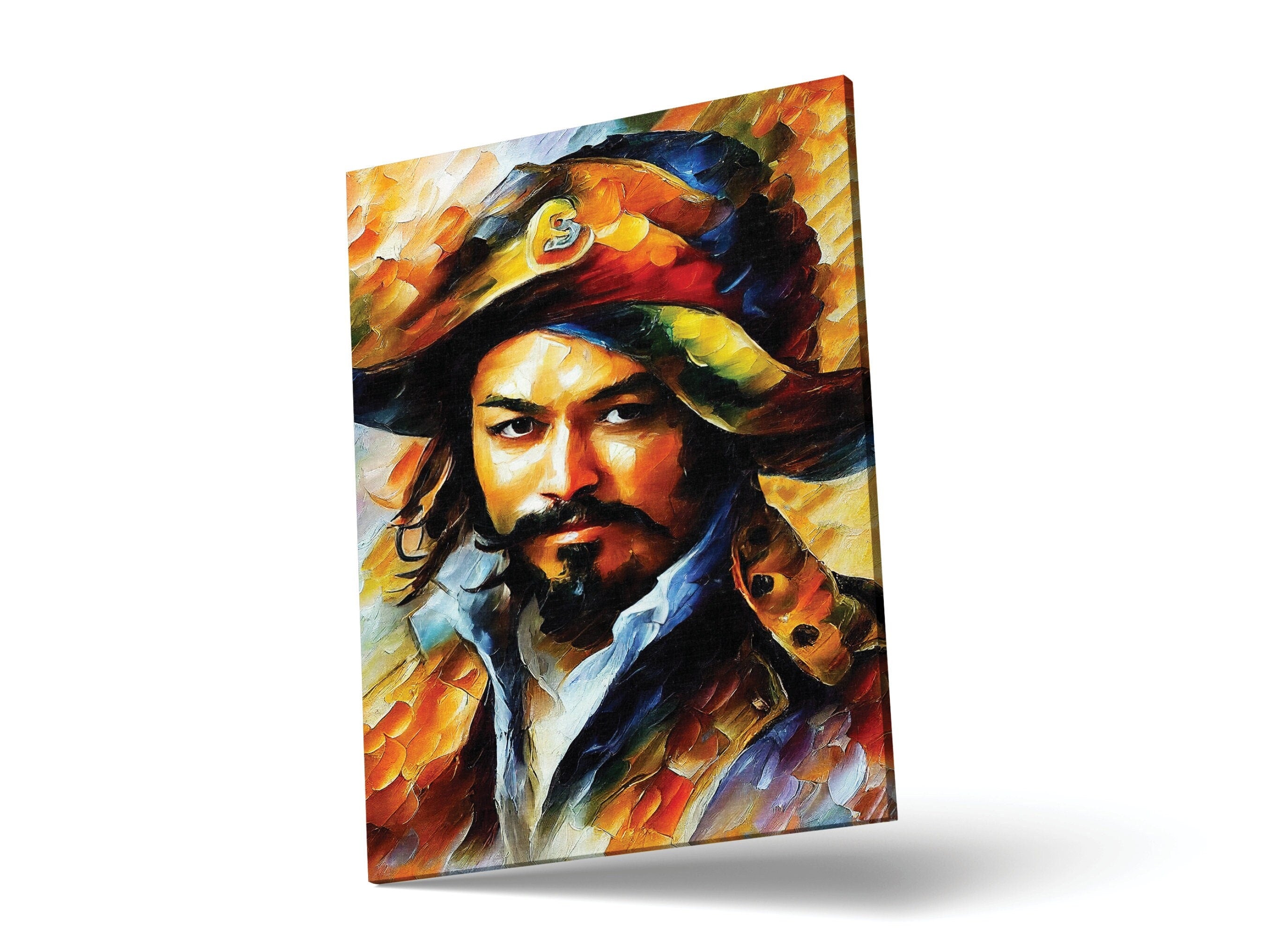 Spanish Conquistador Canvas | Oil Painting Reproduction with Vibrant Colorful Art