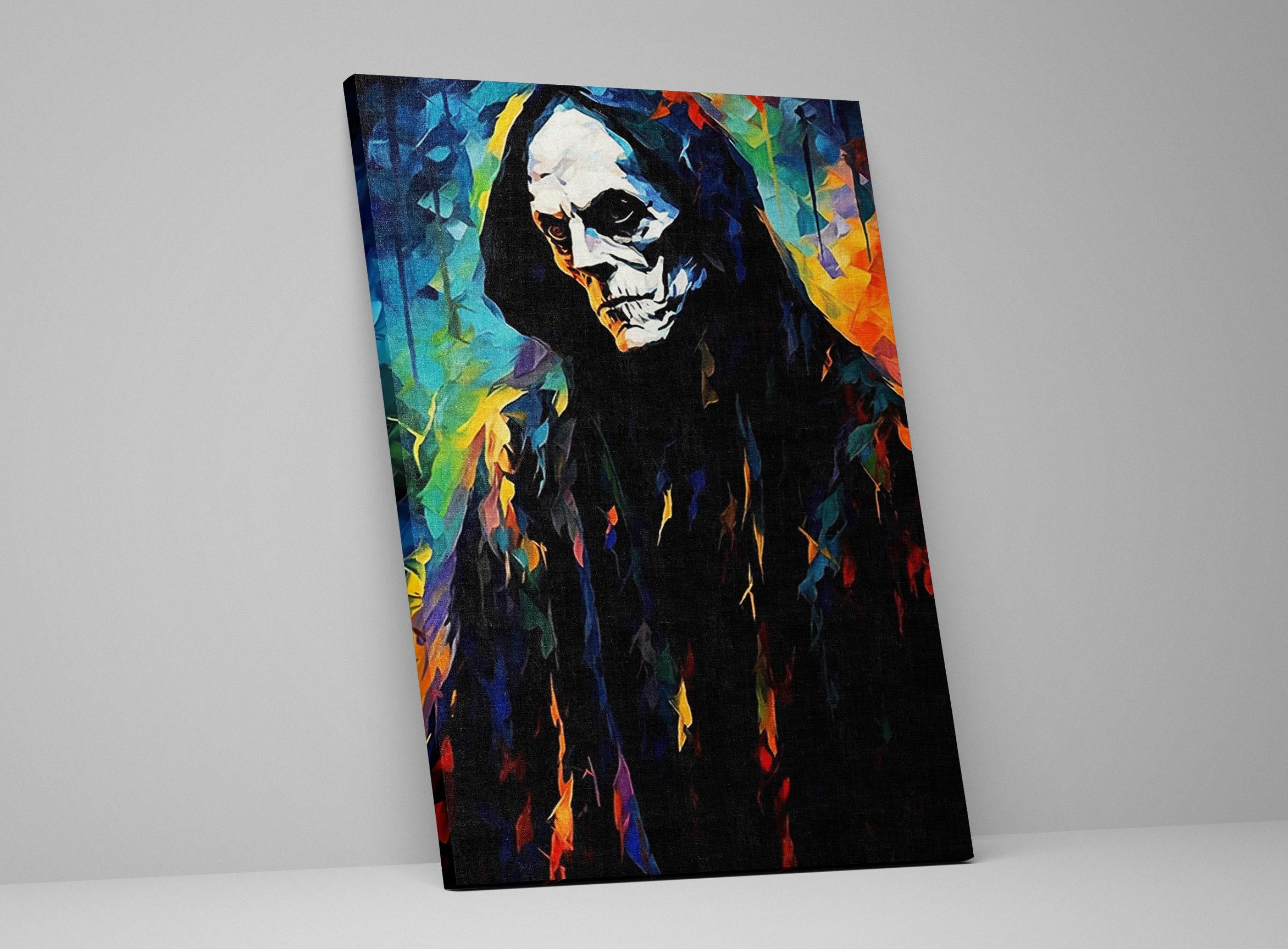 Halloween Ghoul Canvas | Scary Wall Art - Large Gallery Wrapped Print