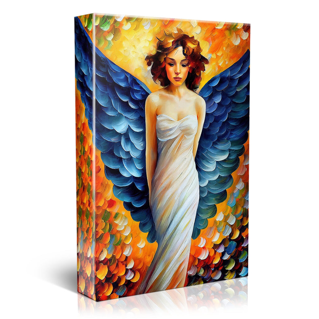 Angel Wall Art – Beautiful Spiritual Home Decor | Gallery Wrapped Canvas Print