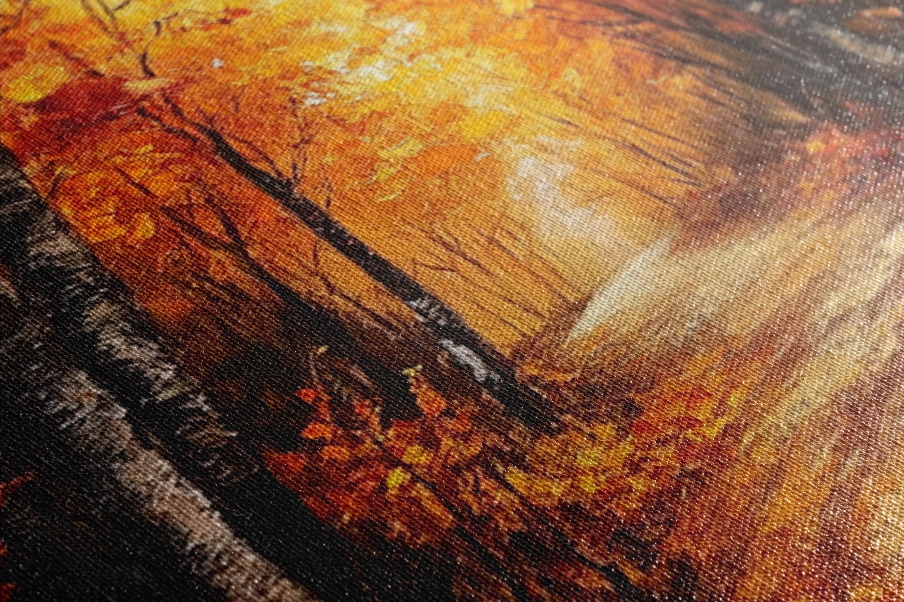 The image is a close-up of a textured surface with a vibrant, autumnal color palette. The predominant colors are orange, yellow, and brown, creating a warm and cozy atmosphere. The image is not a single, continuous scene but rather a collection of smaller images that come together to form a larger, cohesive picture.