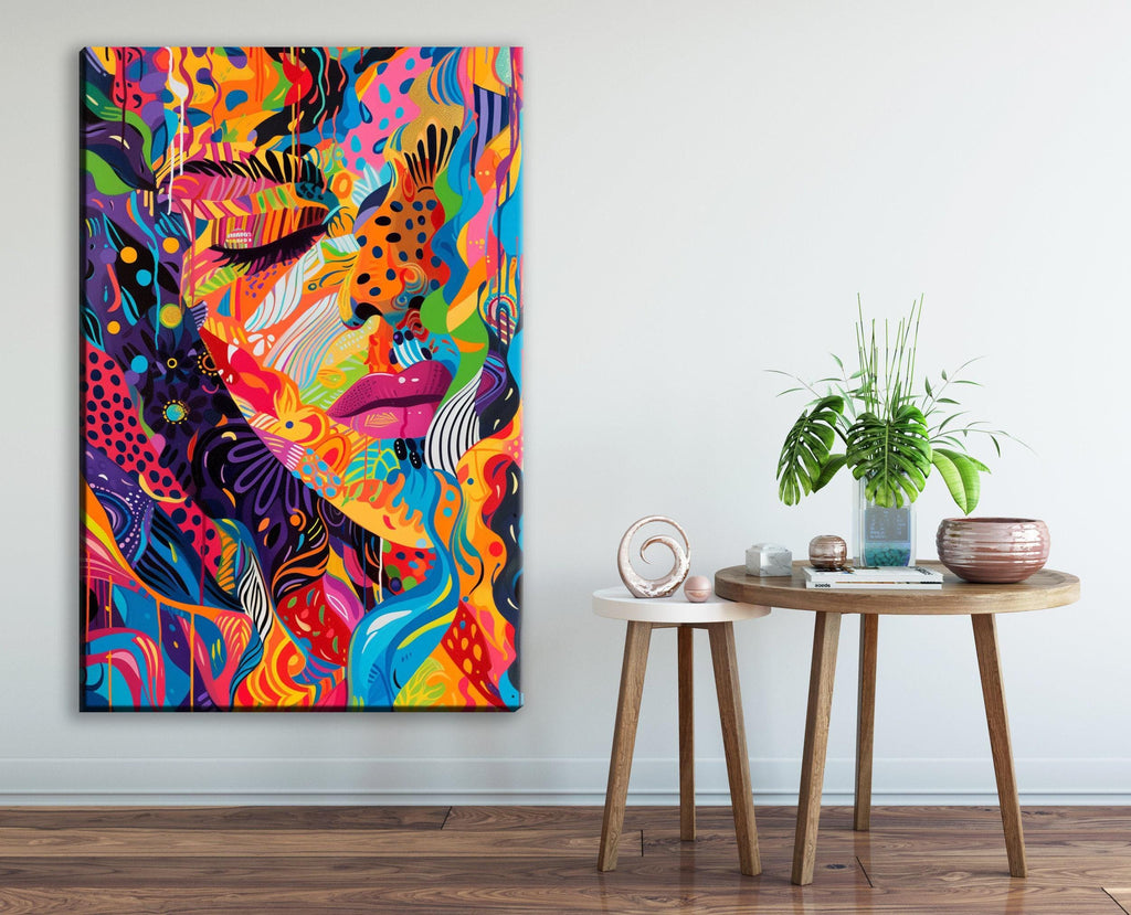 Colorful Abstract Artwork – Extra Large Canvas Art | Gallery Wrapped Canvas, Ready to Hang