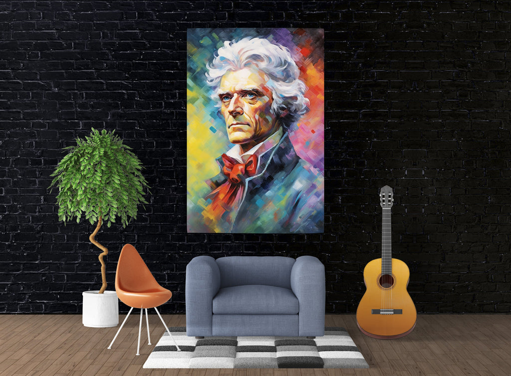 Thomas Jefferson Portrait - Founding Father Art | Gallery Wrapped Canvas Print