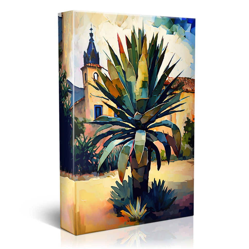 Cactus Desert Canvas | Large Giclee Art Print - Southwest Wall Art Decor