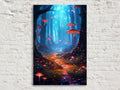 Canvas Wall Art – Enchanted Forest Print on Gallery Wrapped Canvas, Extra Large