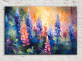 Texas Bluebonnet Canvas – Large Wildflower Meadow Art | Gallery Ready, UV Coated Print