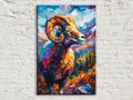 Bighorn Sheep Painting - Wildlife Canvas Art | Gallery Wrapped, Ready to Hang