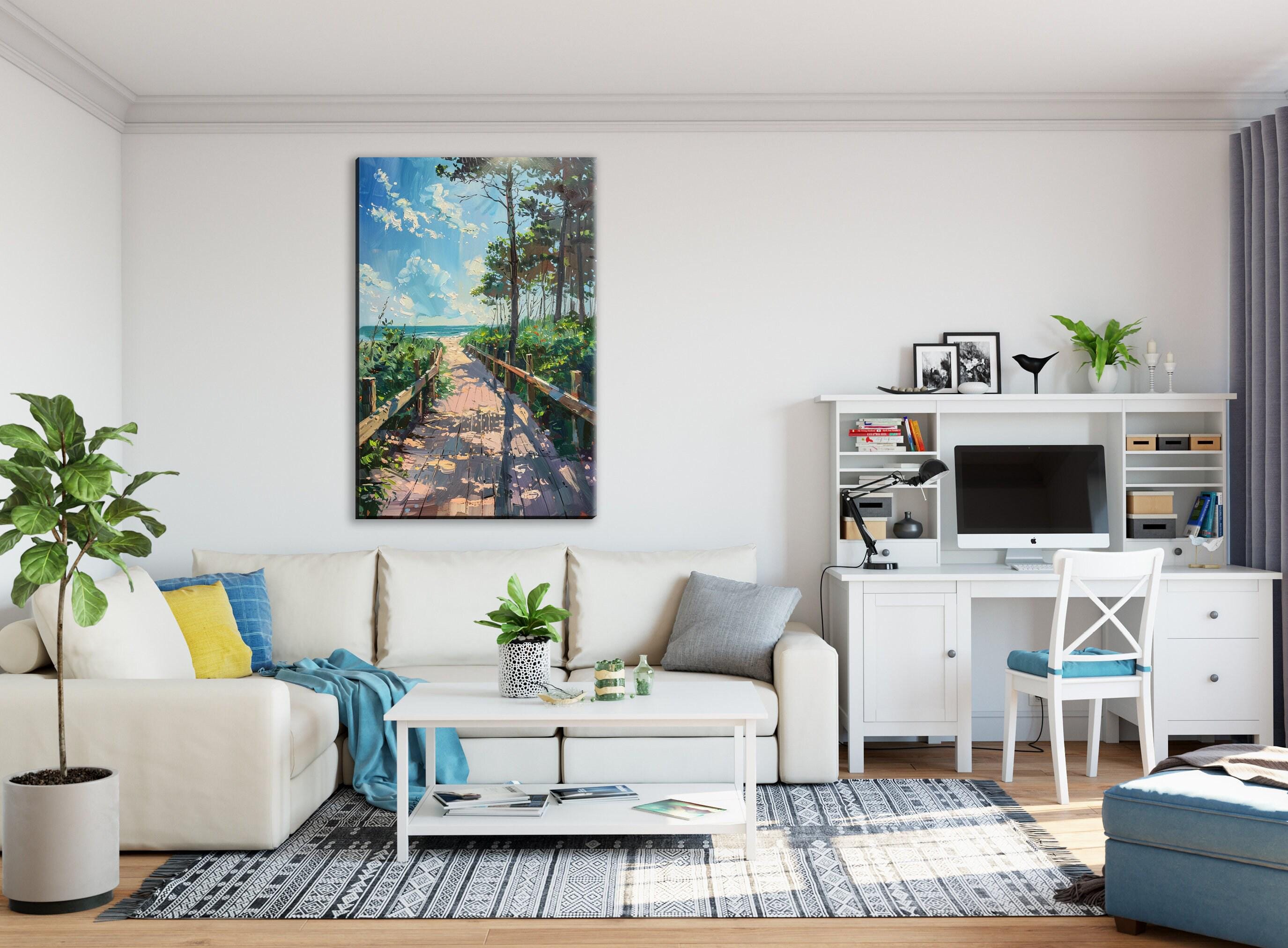 Beach Canvas Print - Coastal Wall Art | Gallery Wrapped Canvas Ready to Hang