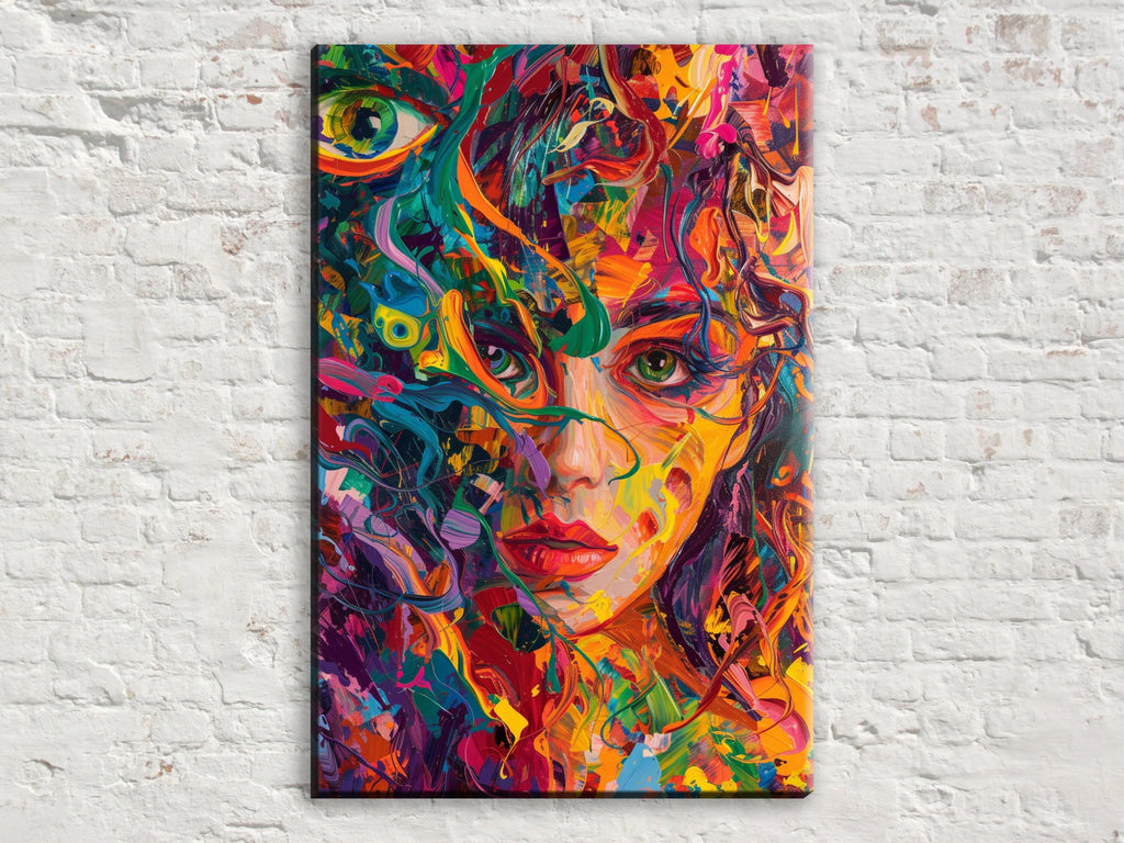 Abstract Colorful Wall Art – Extra Large Canvas Art | Gallery Wrapped Canvas, Ready to Hang