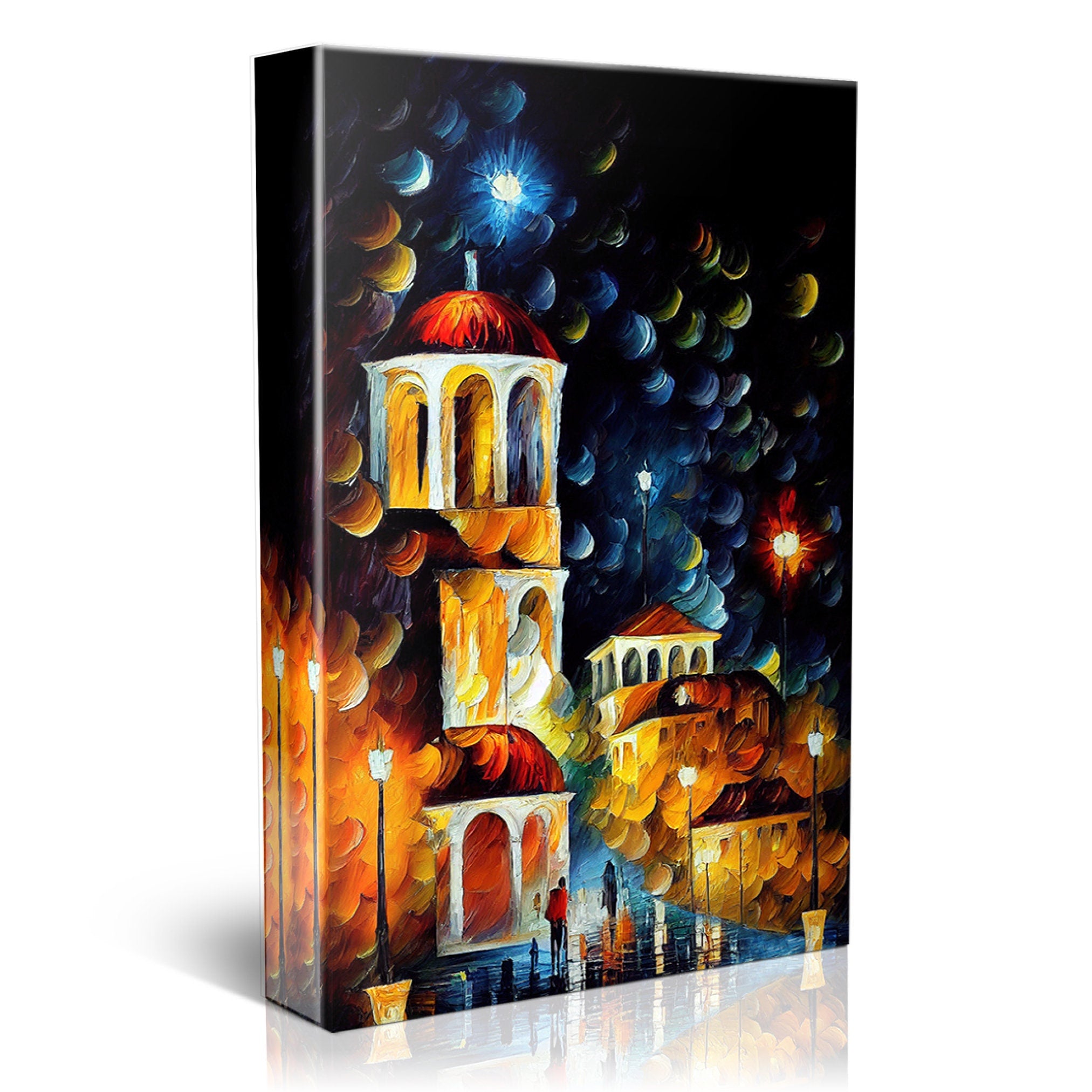 Athens Greece Canvas – High Quality Canvas Art Reproduction With Wooden Frame