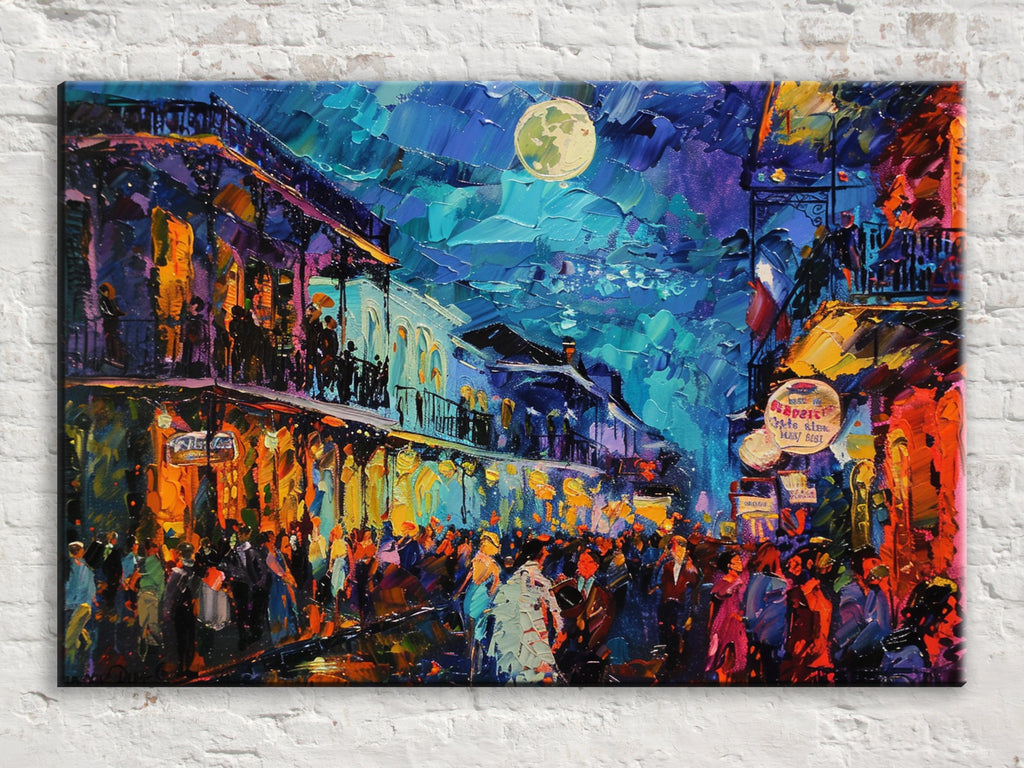 New Orleans Canvas Art – French Quarter Wall Art | Large Gallery Canvas Print