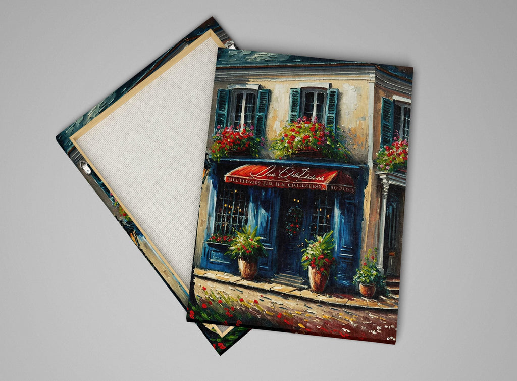 Paris Cityscape Painting – Vibrant Canvas Print With Wood Frame Painting