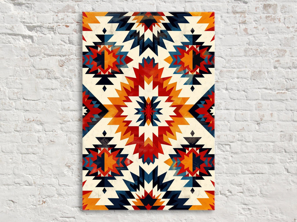 Southwestern Native American Wall Art – Ganado Print Canvas | Extra Large Gallery Wrapped