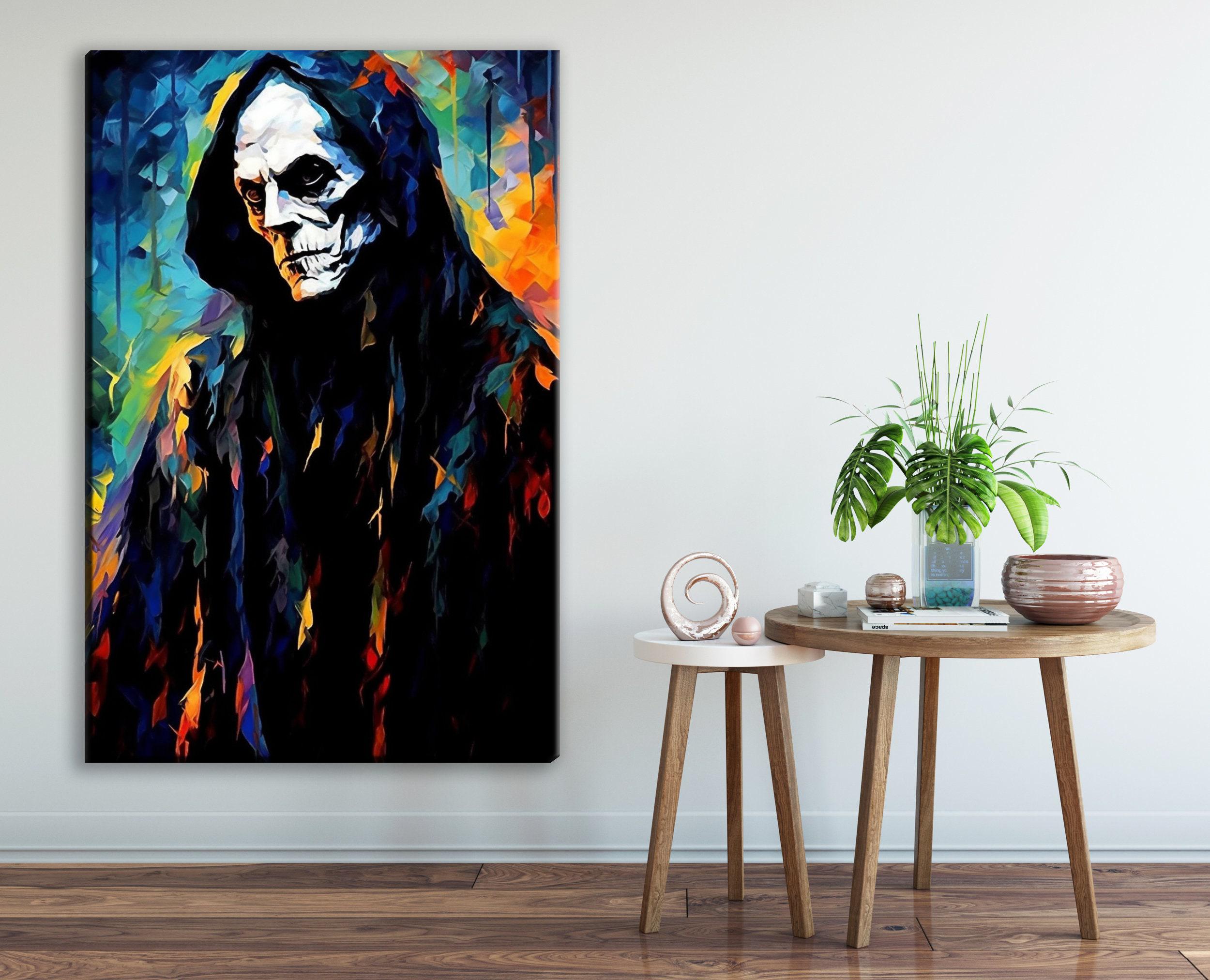 Halloween Ghoul Canvas | Scary Wall Art - Large Gallery Wrapped Print