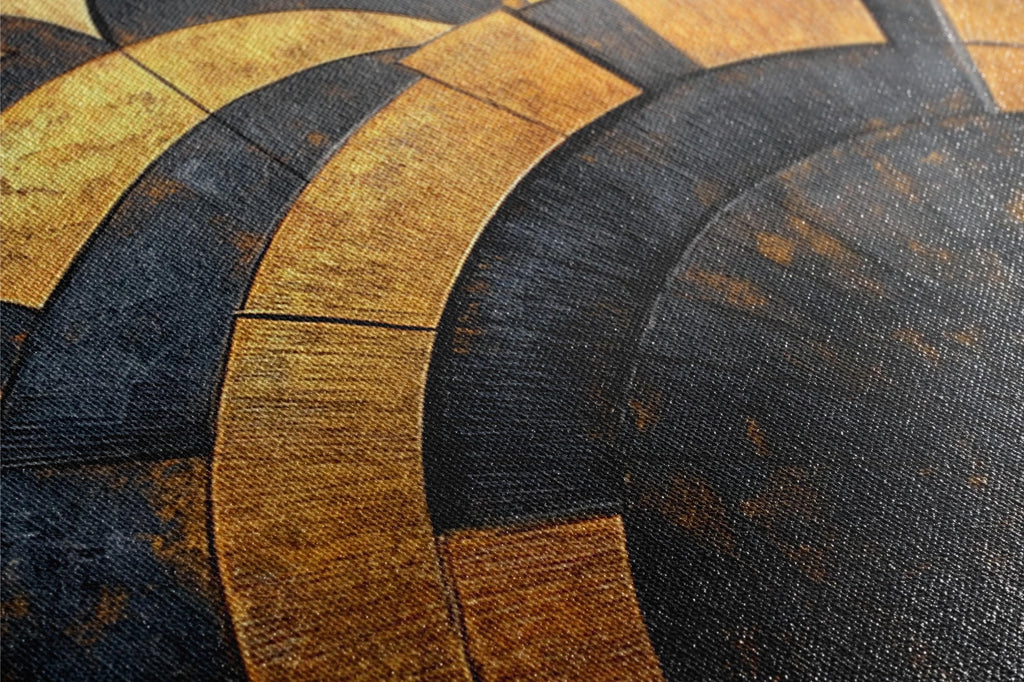 a close up of a piece of art made of wood