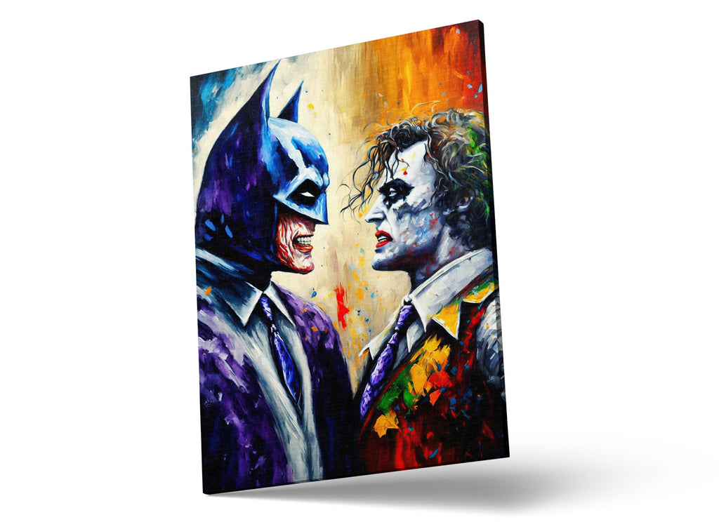 Batman Joker Wall Art - Gotham City Wall Decor | High Quality Canvas Print