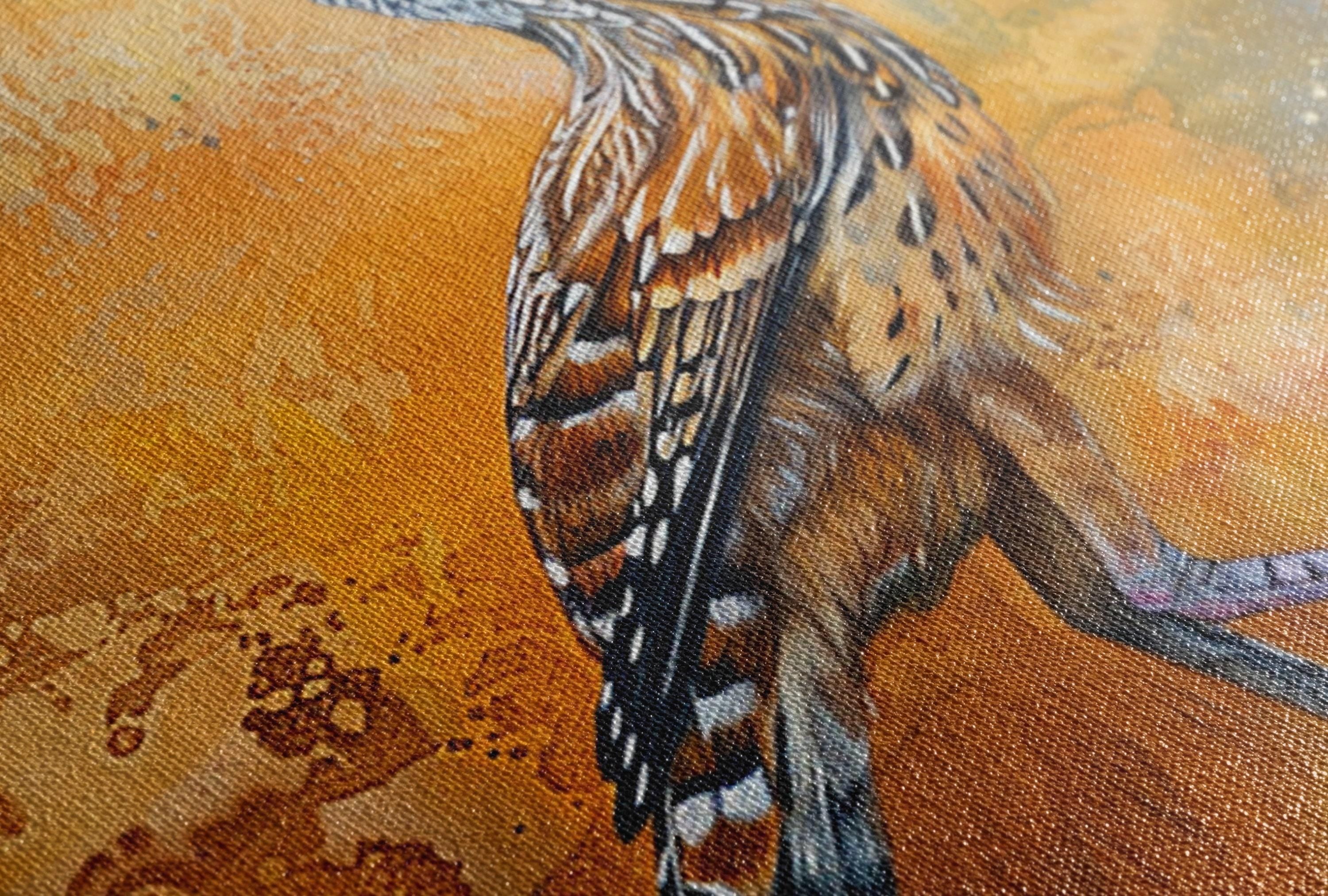Roadrunner Canvas Art – Southwestern Wall Art | Large Gallery Wrapped Canvas Print