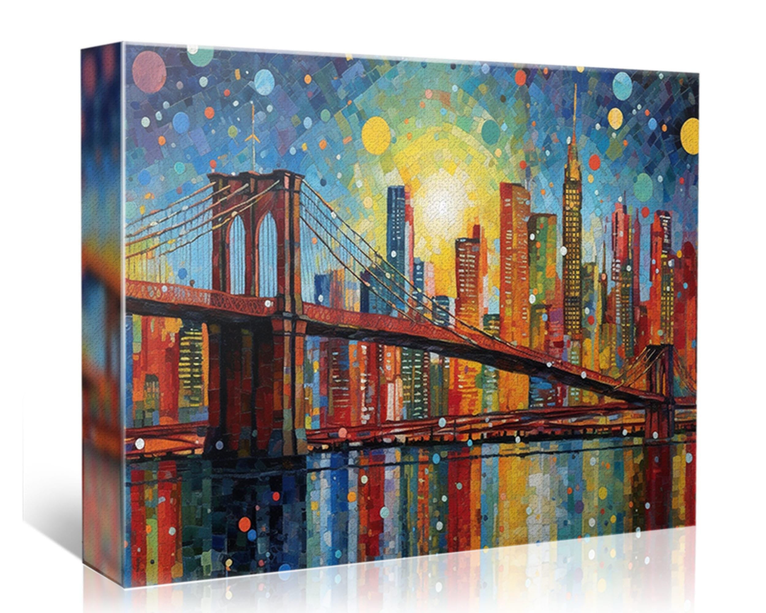 Brooklyn Bridge Canvas Print – NYC Cityscape Art | Large Wall Art, Modern Home Decor
