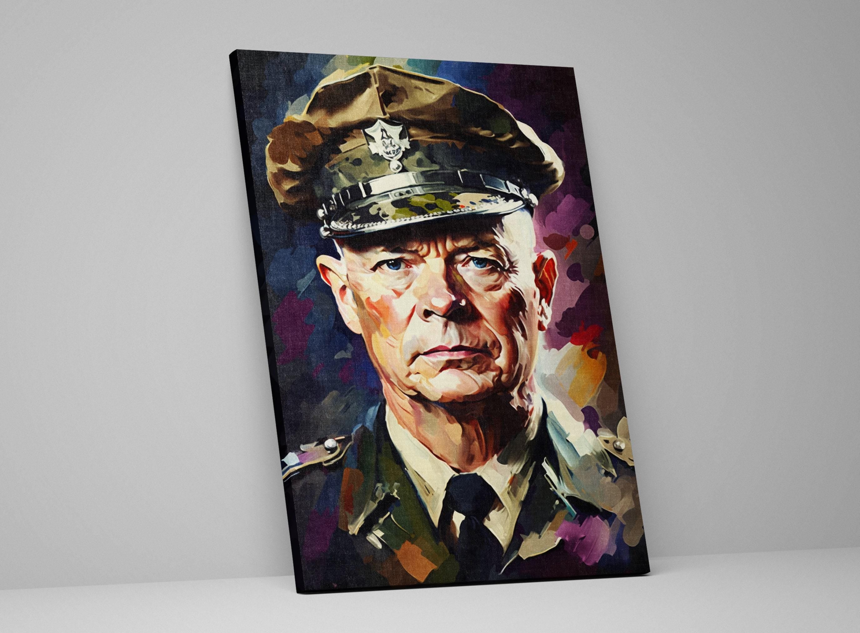 Eisenhower Canvas Art - Presidential Wall Art | Gallery-Wrapped Canvas Print Ready to Hang