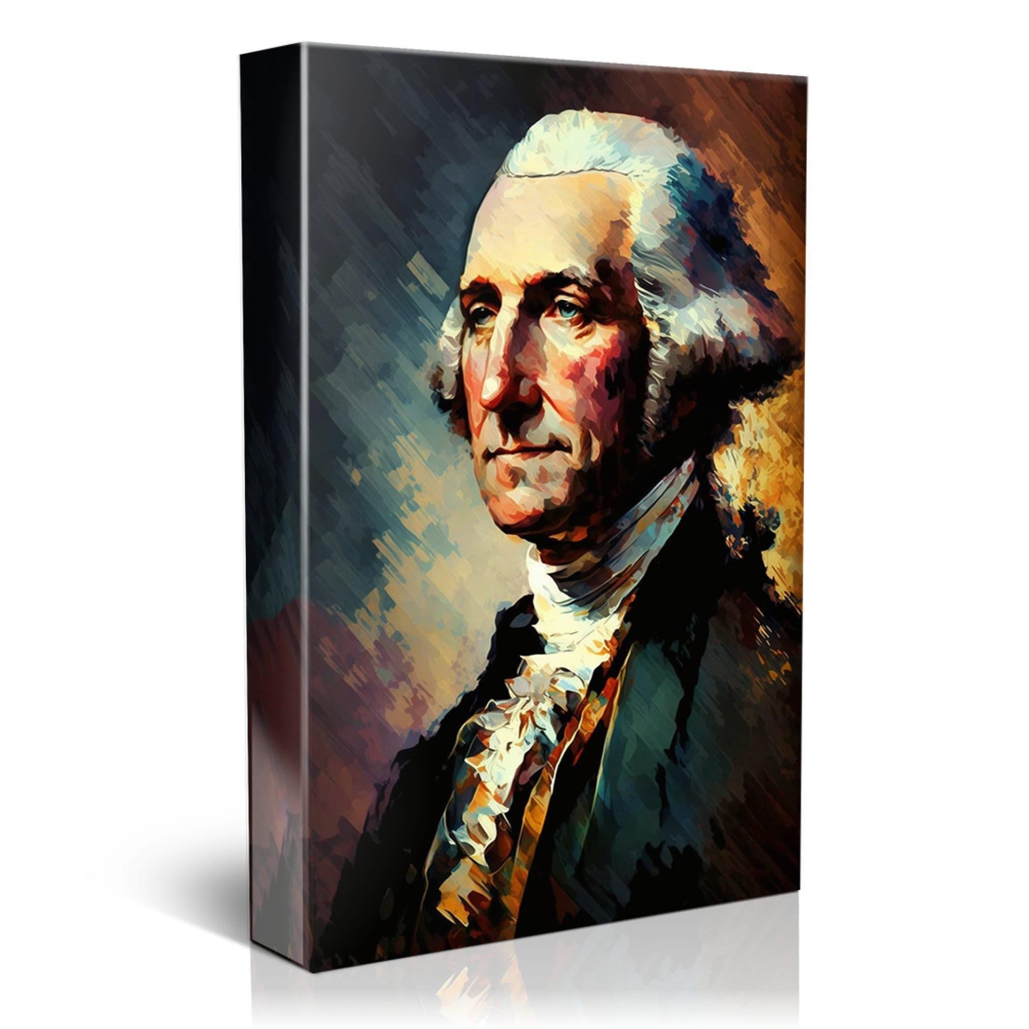 George Washington Canvas Art – Large Patriotic Wall Decor | Colonial Home Decor