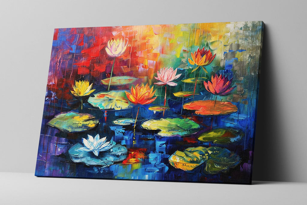 Monet Water Lilies Art - Large Canvas Art | Gallery Wrapped, Fade Resistant Print