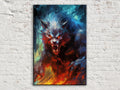 Halloween Werewolf Canvas – Spooky Wall Art | Large Gallery Wrapped Print