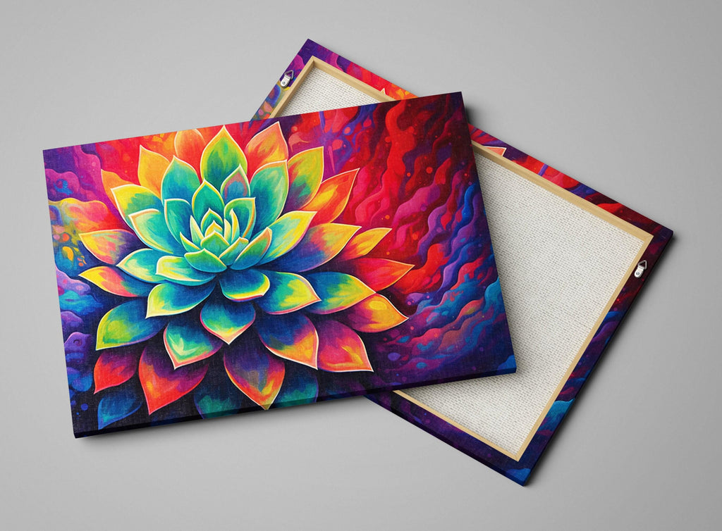 Desert Cactus Wall Art – Large Succulent Canvas | Gallery Wrapped, Ready to Hang