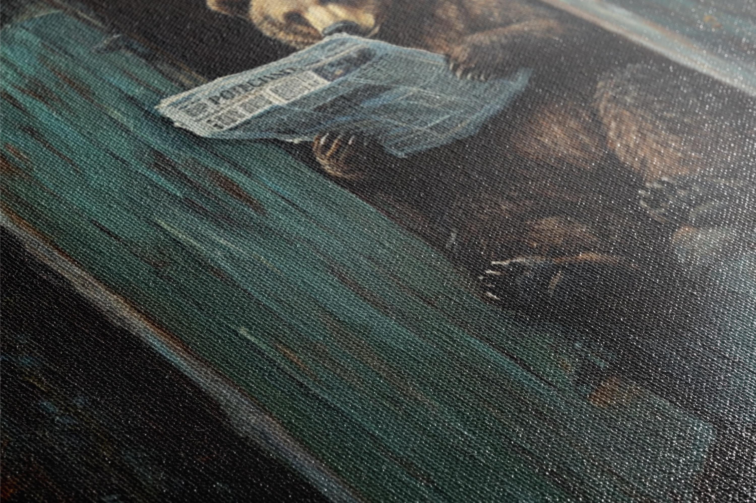 a brown bear laying on top of a wooden floor