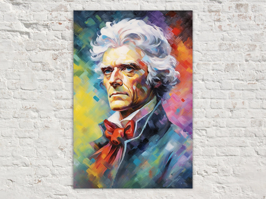 Thomas Jefferson Portrait - Founding Father Art | Gallery Wrapped Canvas Print
