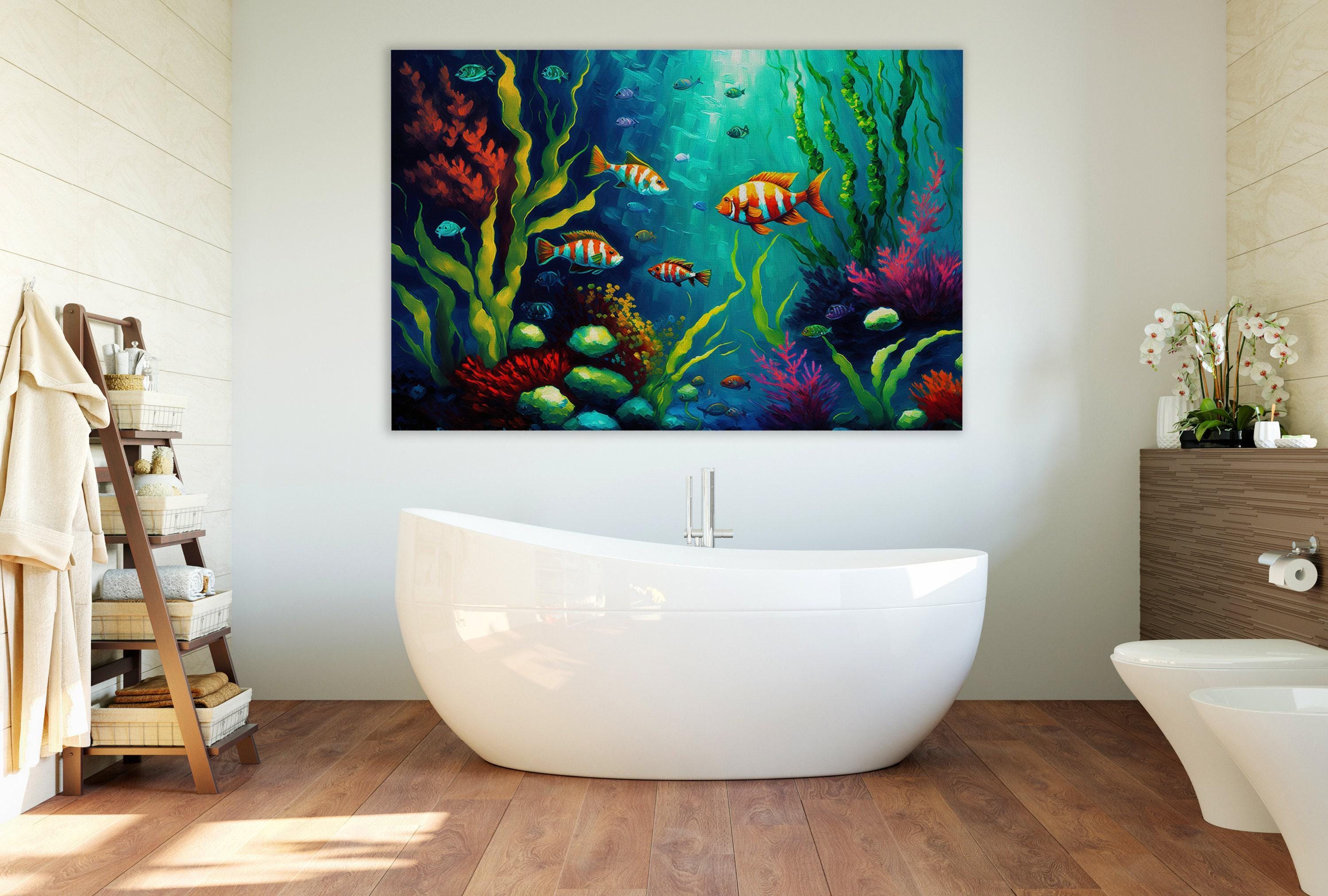 Fish Canvas Art – Vibrant Underwater Wall Art With Scratch Resistant Coating