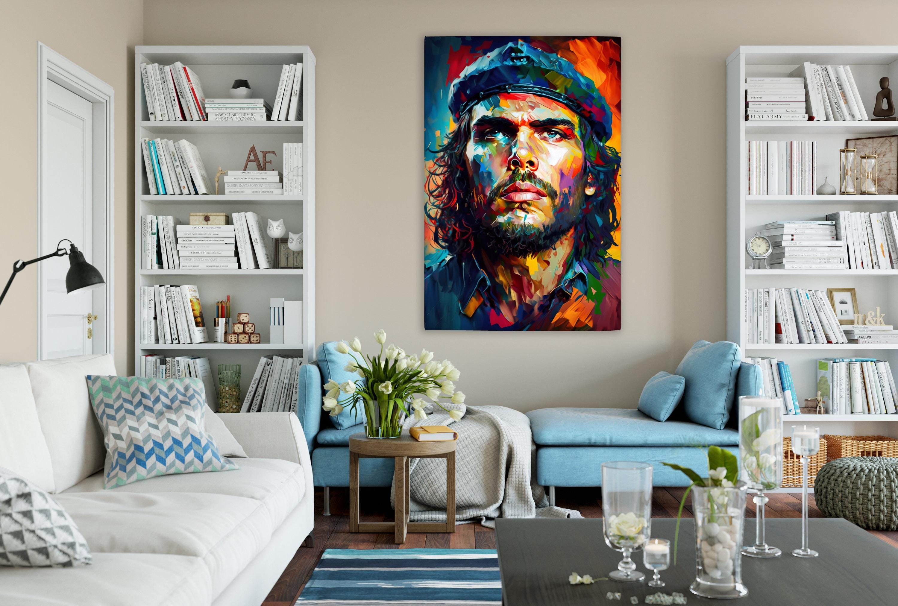Che Guevara Portrait – Political Wall Decor | Gallery Wrapped Canvas, Ready to Hang