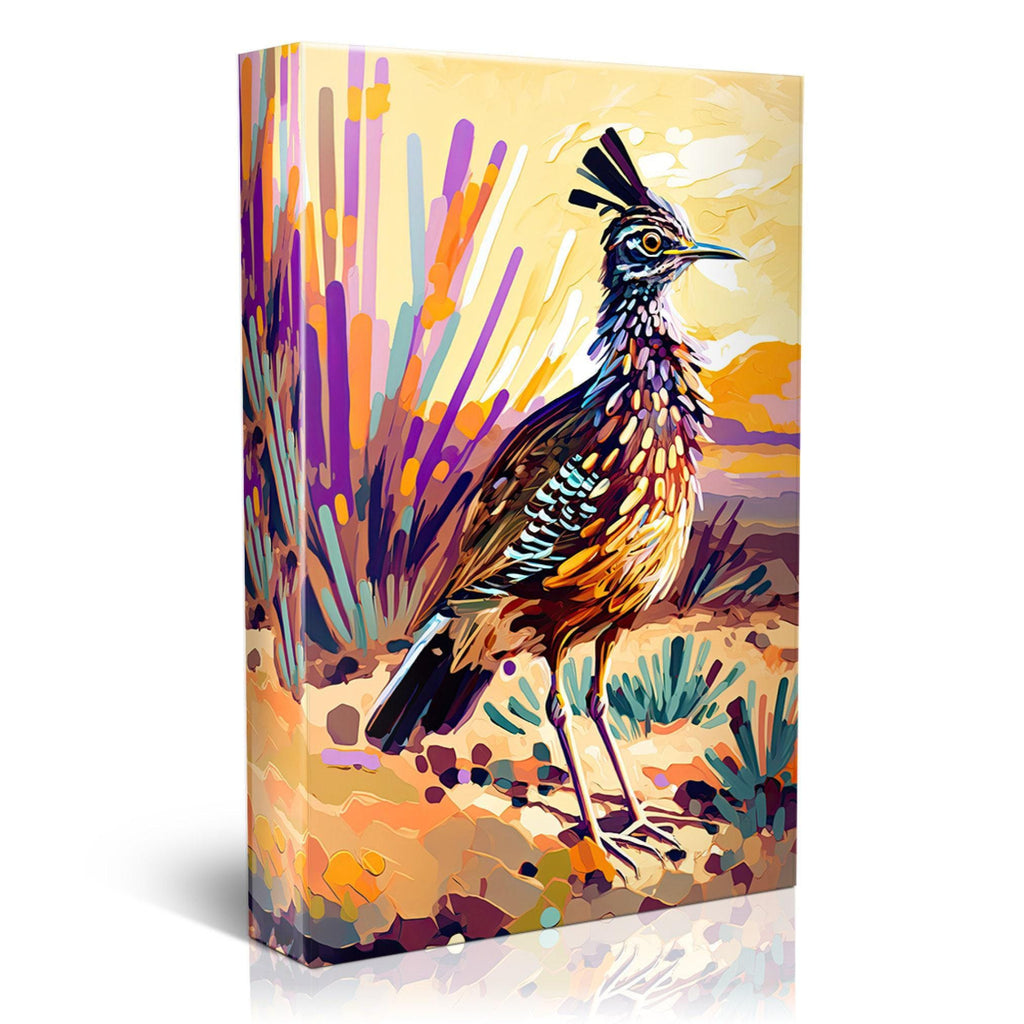 Desert Roadrunner Art – Southwest Wildlife Canvas Print | Gallery Wrapped, Ready to Hang