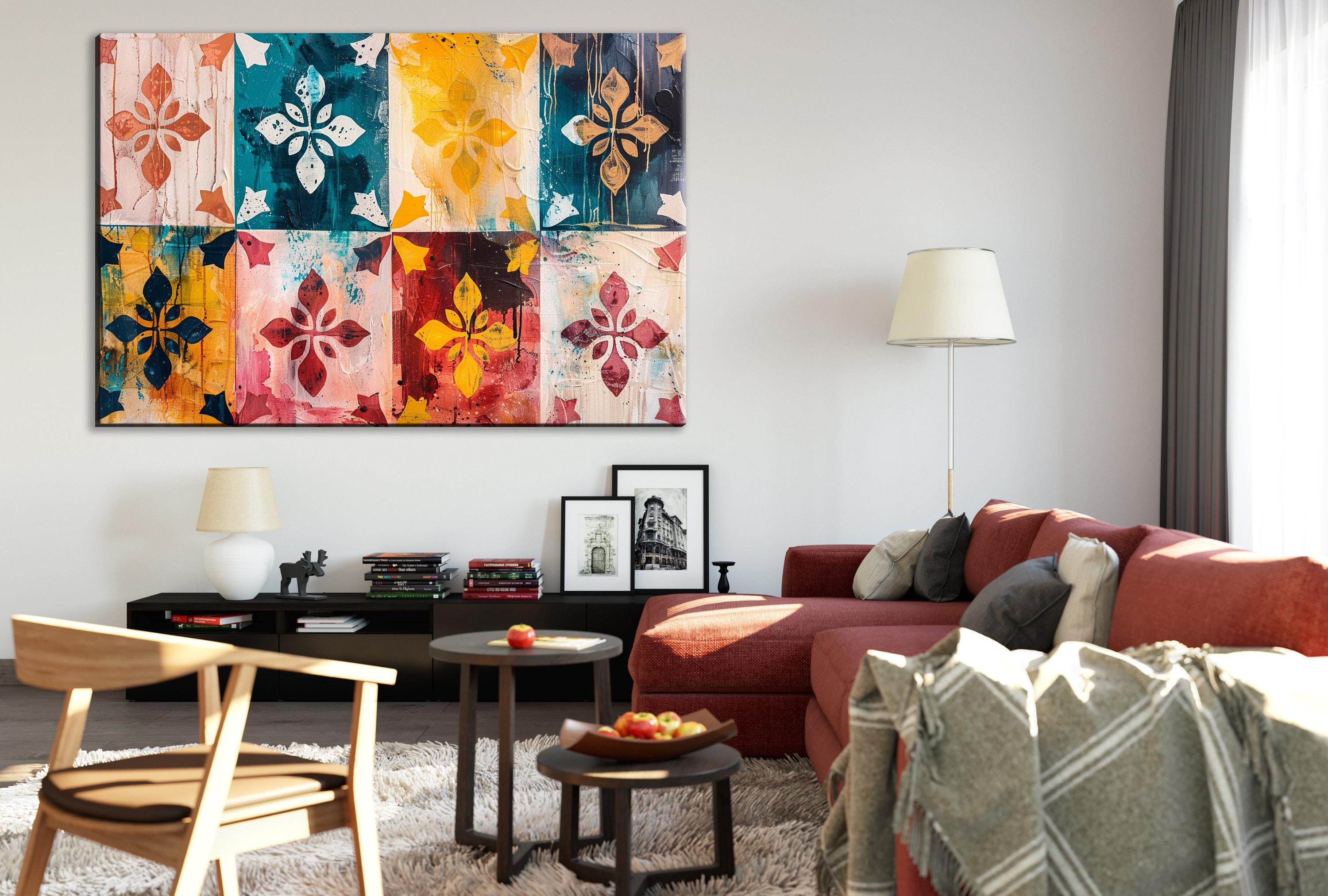 Spanish Colonial Wall Art – Rustic Wall Canvas | Extra Large Gallery Wrapped Canvas