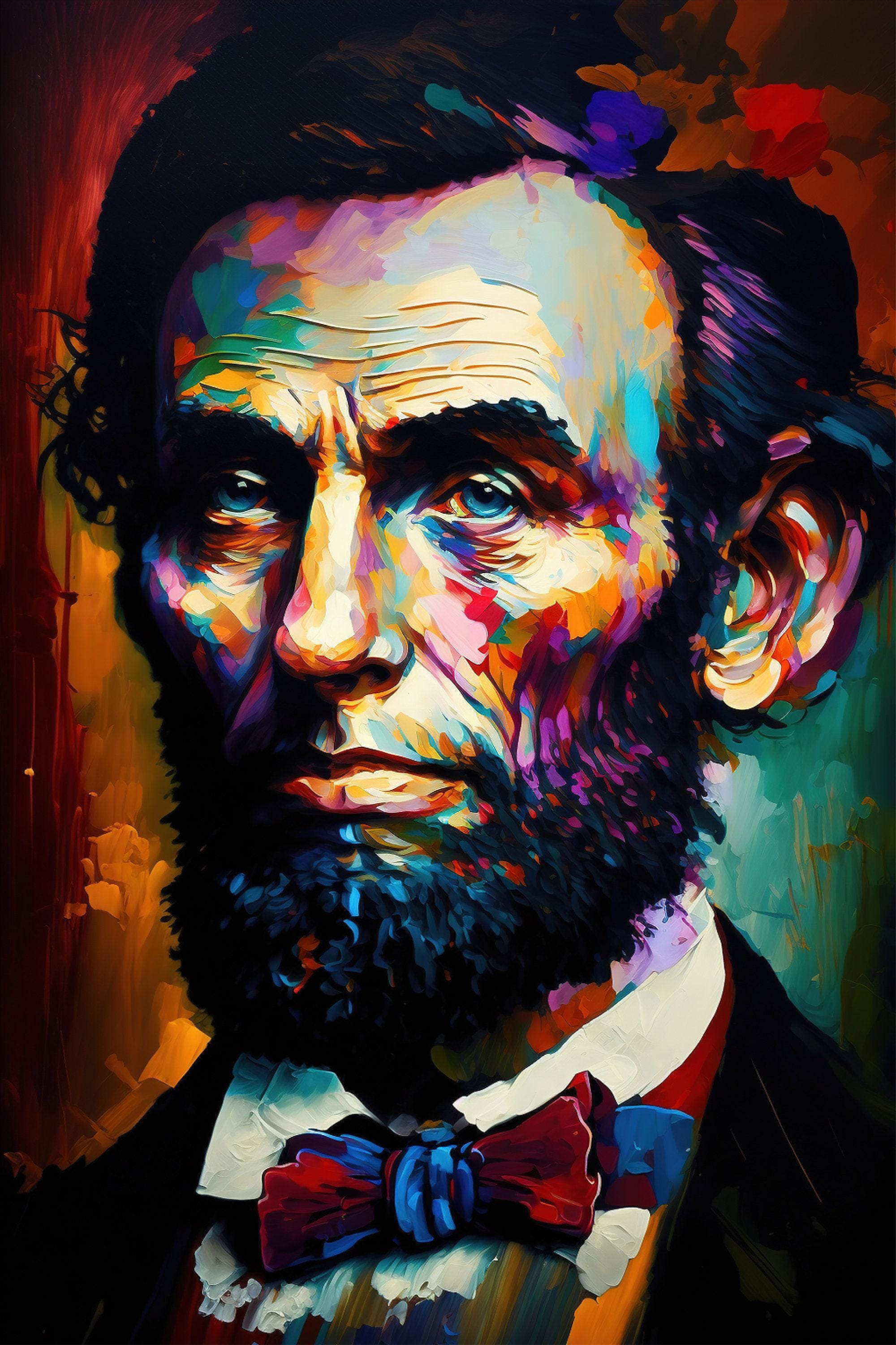 Abe Lincoln Canvas Art - Historical Painting Reproduction | Gallery Ready President Artwork