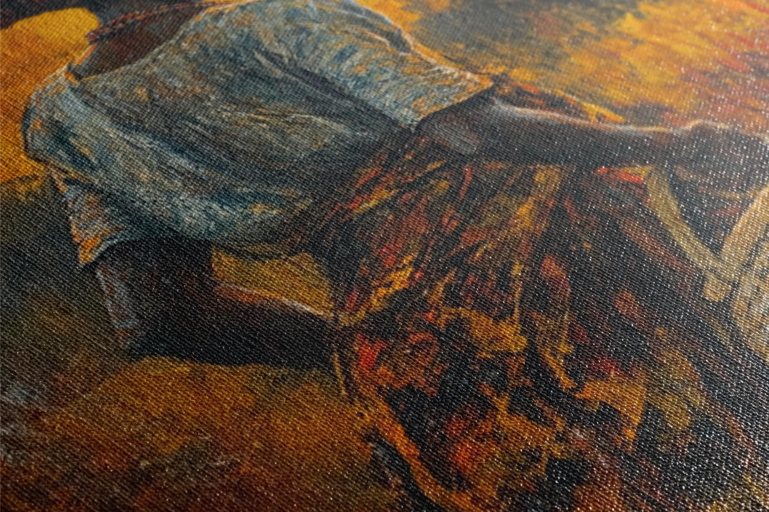 a painting of a woman riding a bicycle