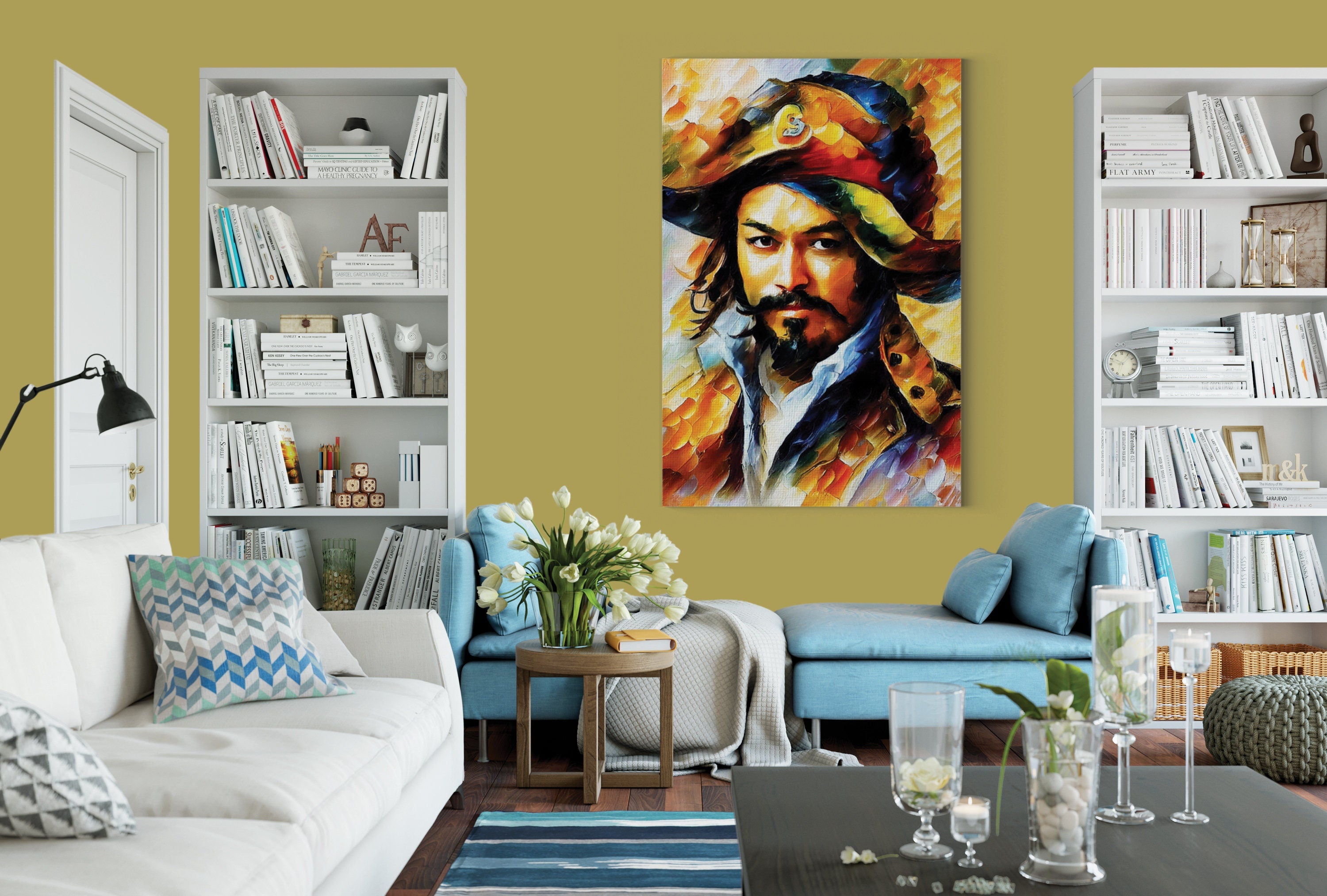 Spanish Conquistador Canvas | Oil Painting Reproduction with Vibrant Colorful Art