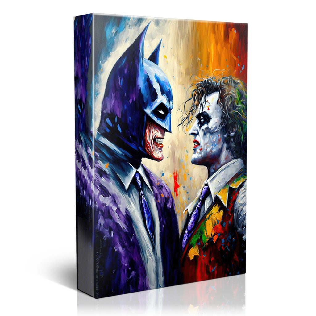 Batman Joker Wall Art - Gotham City Wall Decor | High Quality Canvas Print