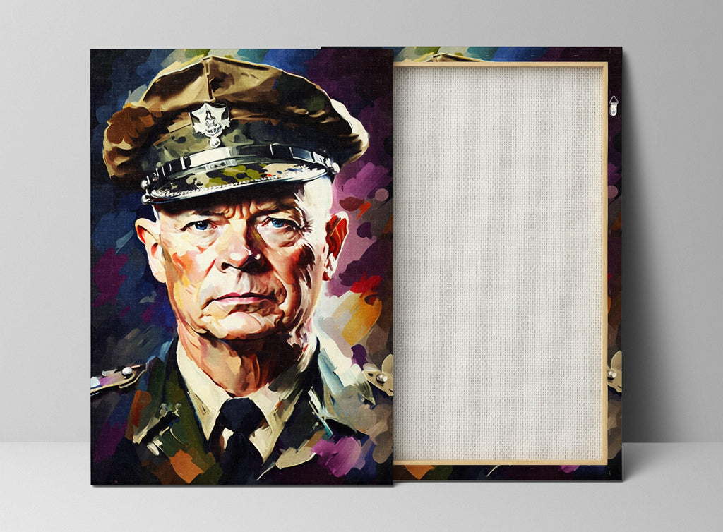 Eisenhower Canvas Art - Presidential Wall Art | Gallery-Wrapped Canvas Print Ready to Hang