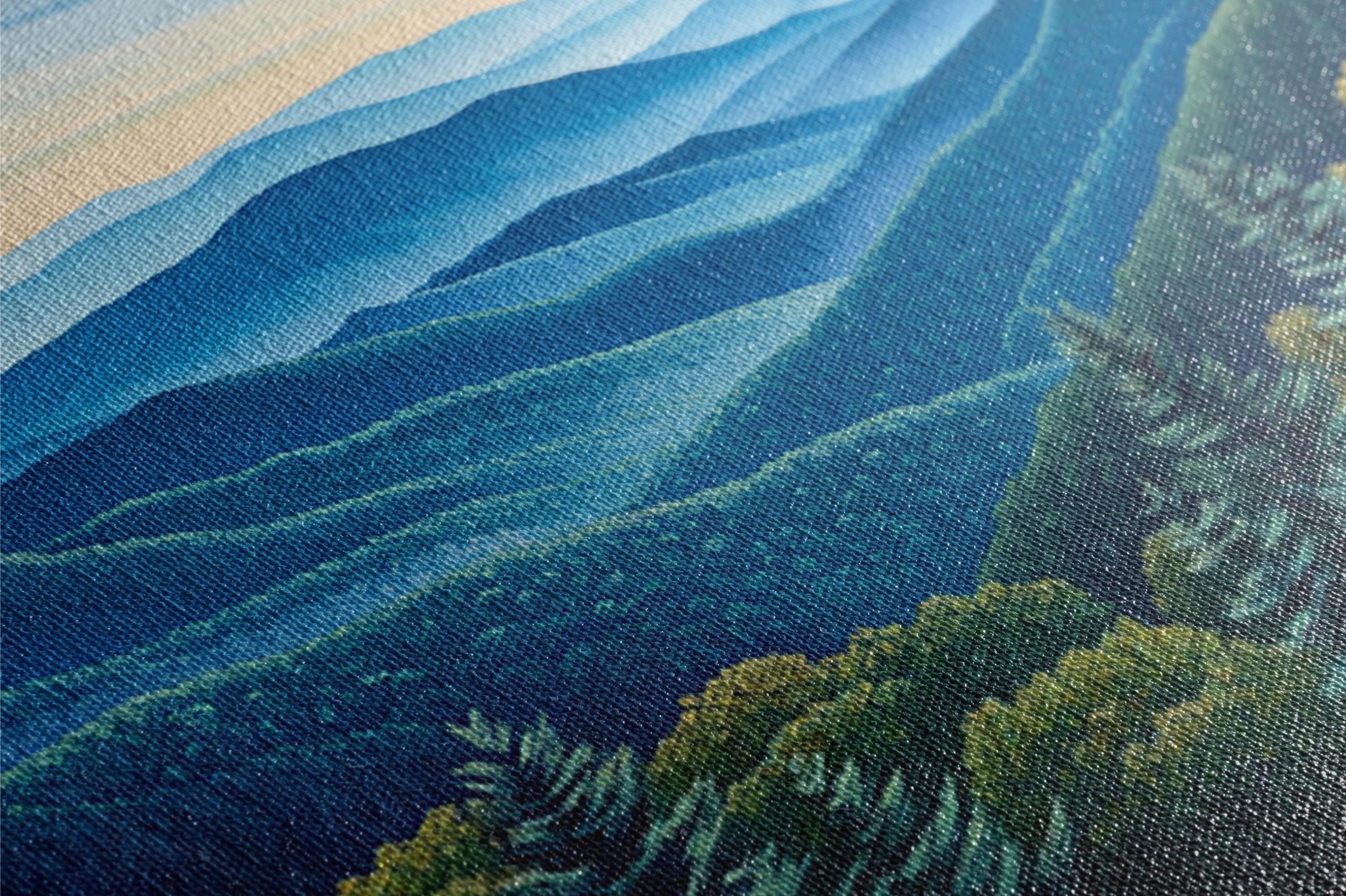 Blue Ridge Mountains Canvas - Extra Large Mountain Wall Art | Gallery Wrapped, Ready to Hang