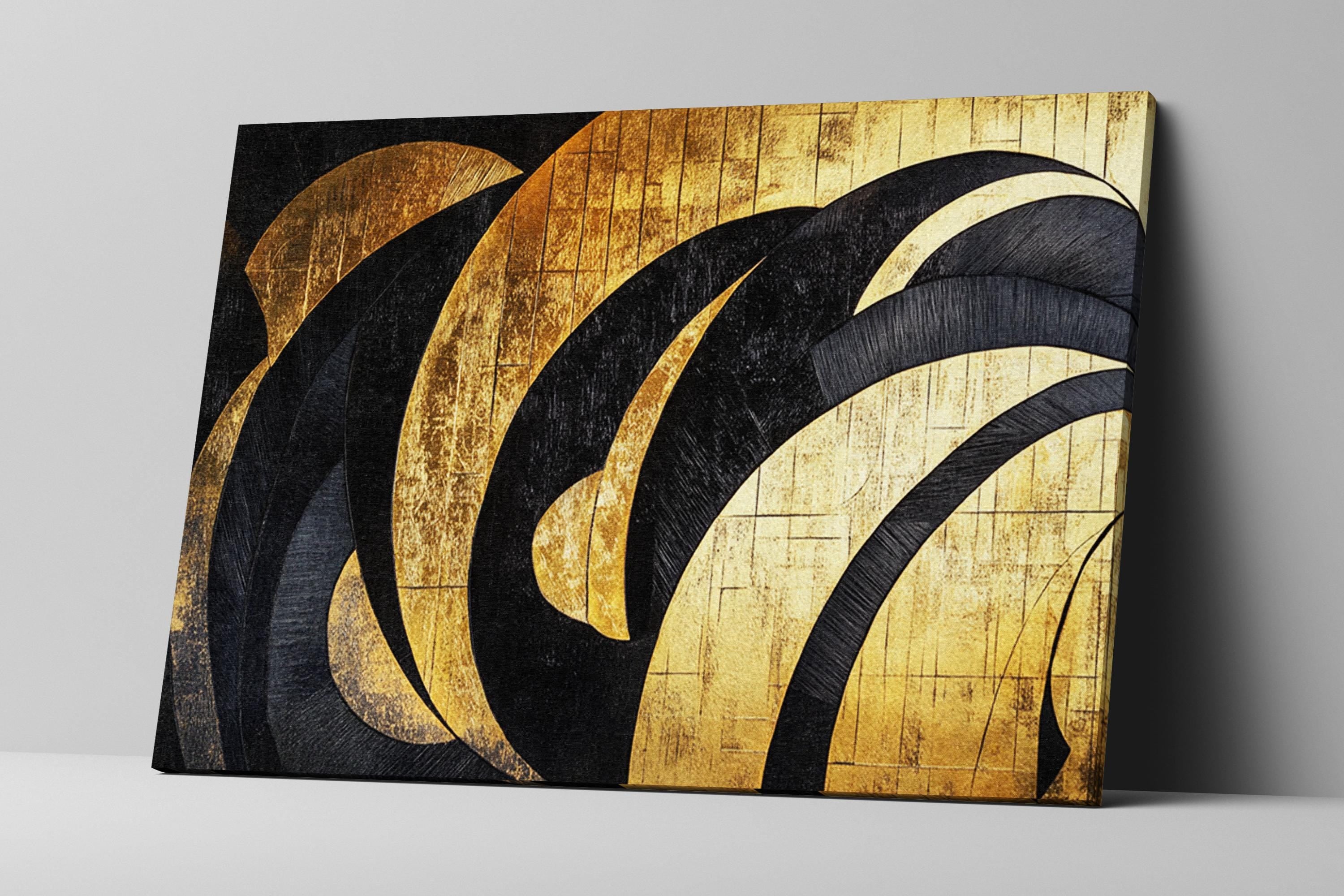 a picture of a painting on a wall