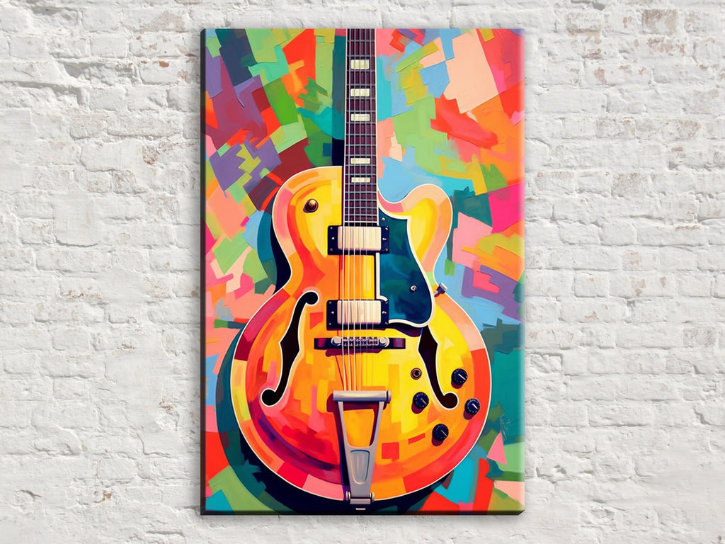 Electric Guitar Wall Art – Premium Guitar Canvas Art for Music Lovers